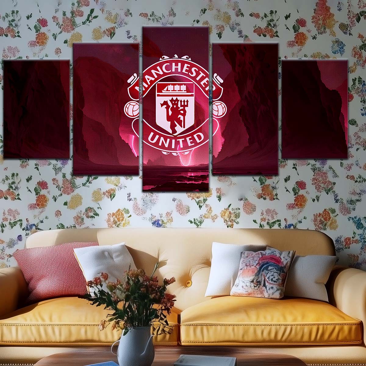 Soccer Wall Art - FB5040 - Manchester United - Soccer Poster - Soccer Canvas