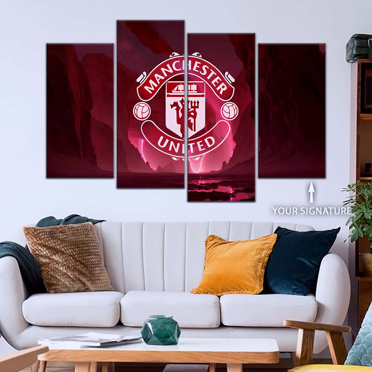 Soccer Wall Art - FB5040 - Manchester United - Soccer Poster - Soccer Canvas