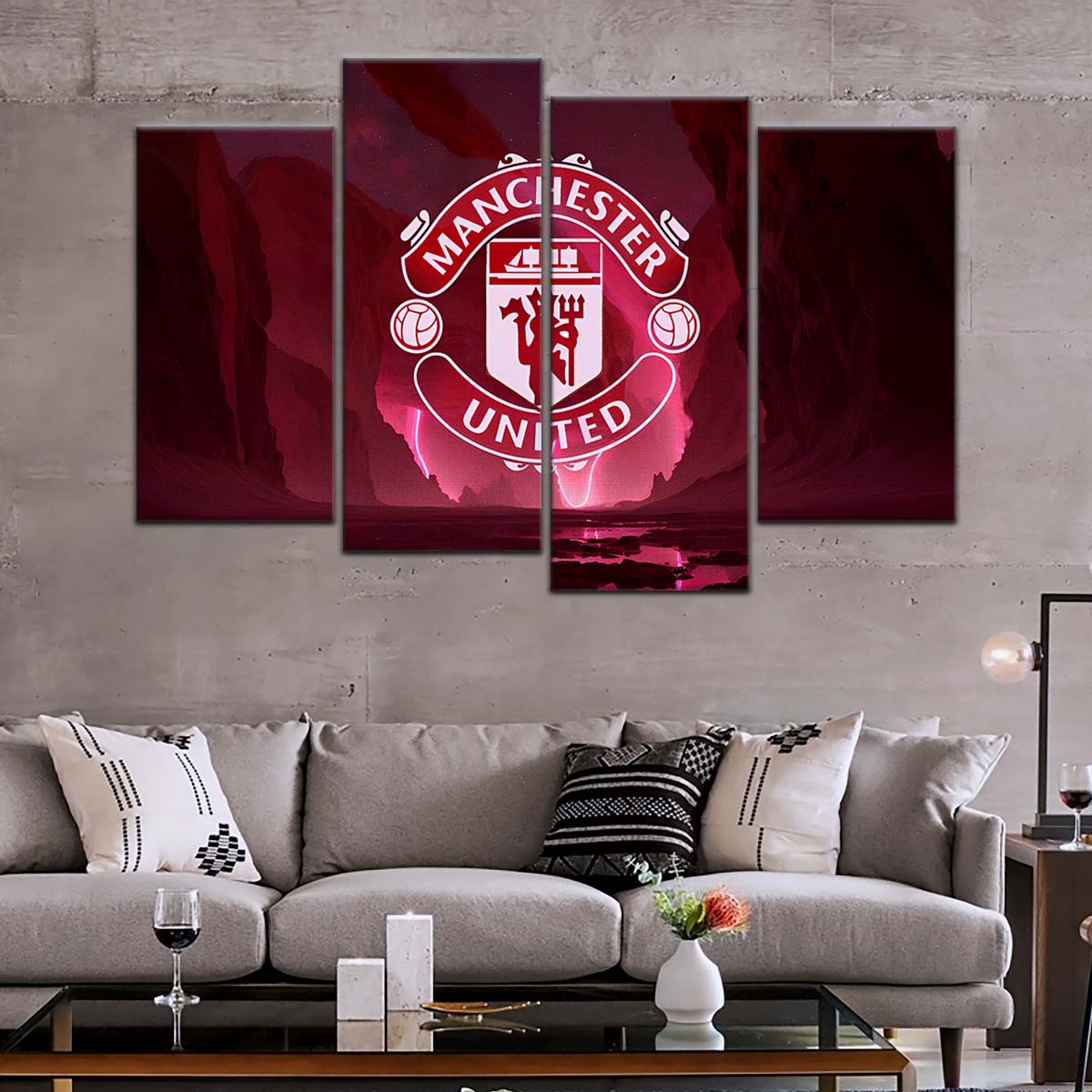 Soccer Wall Art - FB5040 - Manchester United - Soccer Poster - Soccer Canvas