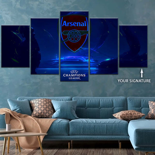 Soccer Wall Art - FB5046 - Champions League Arsenal FC - Soccer Poster - Soccer Canvas
