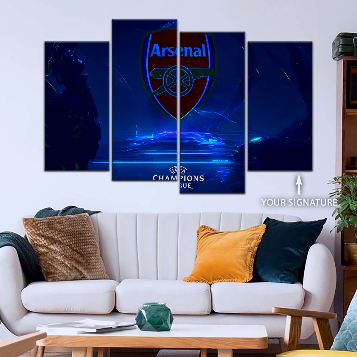 Soccer Wall Art - FB5046 - Champions League Arsenal FC - Soccer Poster - Soccer Canvas