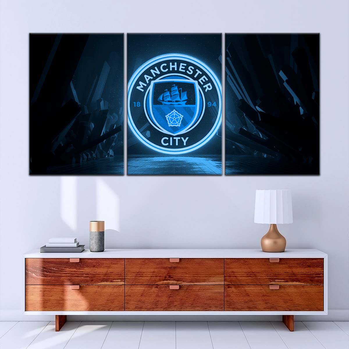 Soccer Wall Art - FB5049 - Manchester City FC - Soccer Poster - Soccer Canvas