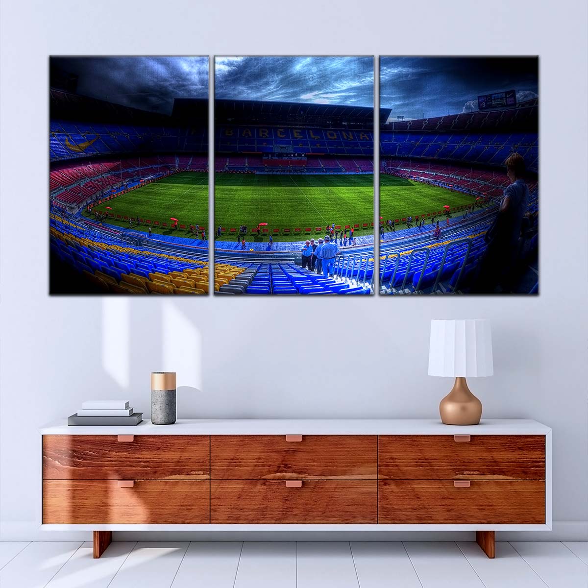 Soccer Wall Art - FB5053 - Epic FC Barcelona Stadium - A Stunning Sports Experience - Soccer Poster - Soccer Canvas