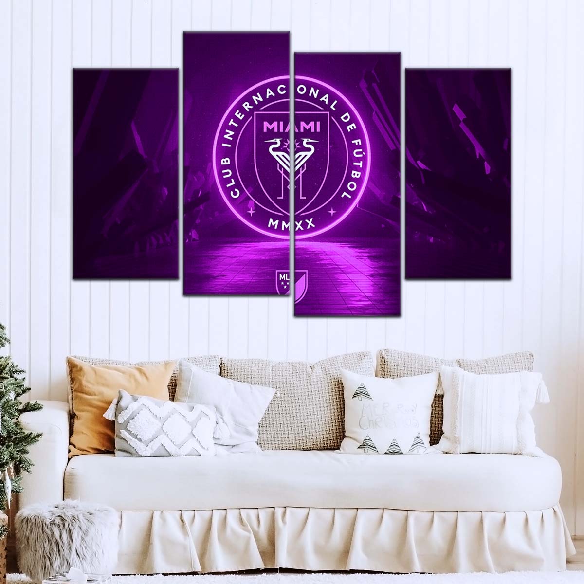 Soccer Wall Art - FB5052 - Inter Miami CF - Soccer Poster - Soccer Canvas