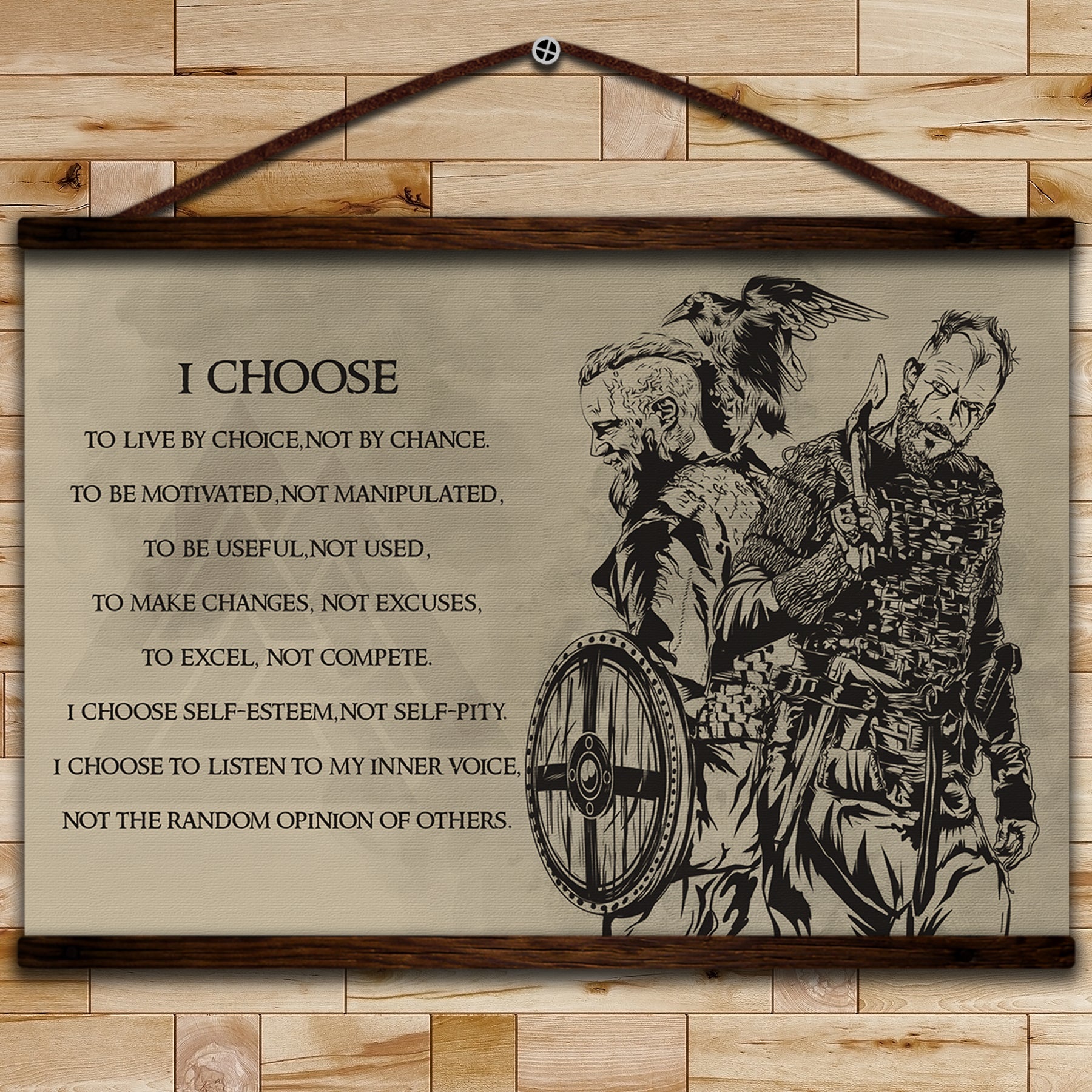 VK026 - I Choose - Viking Poster