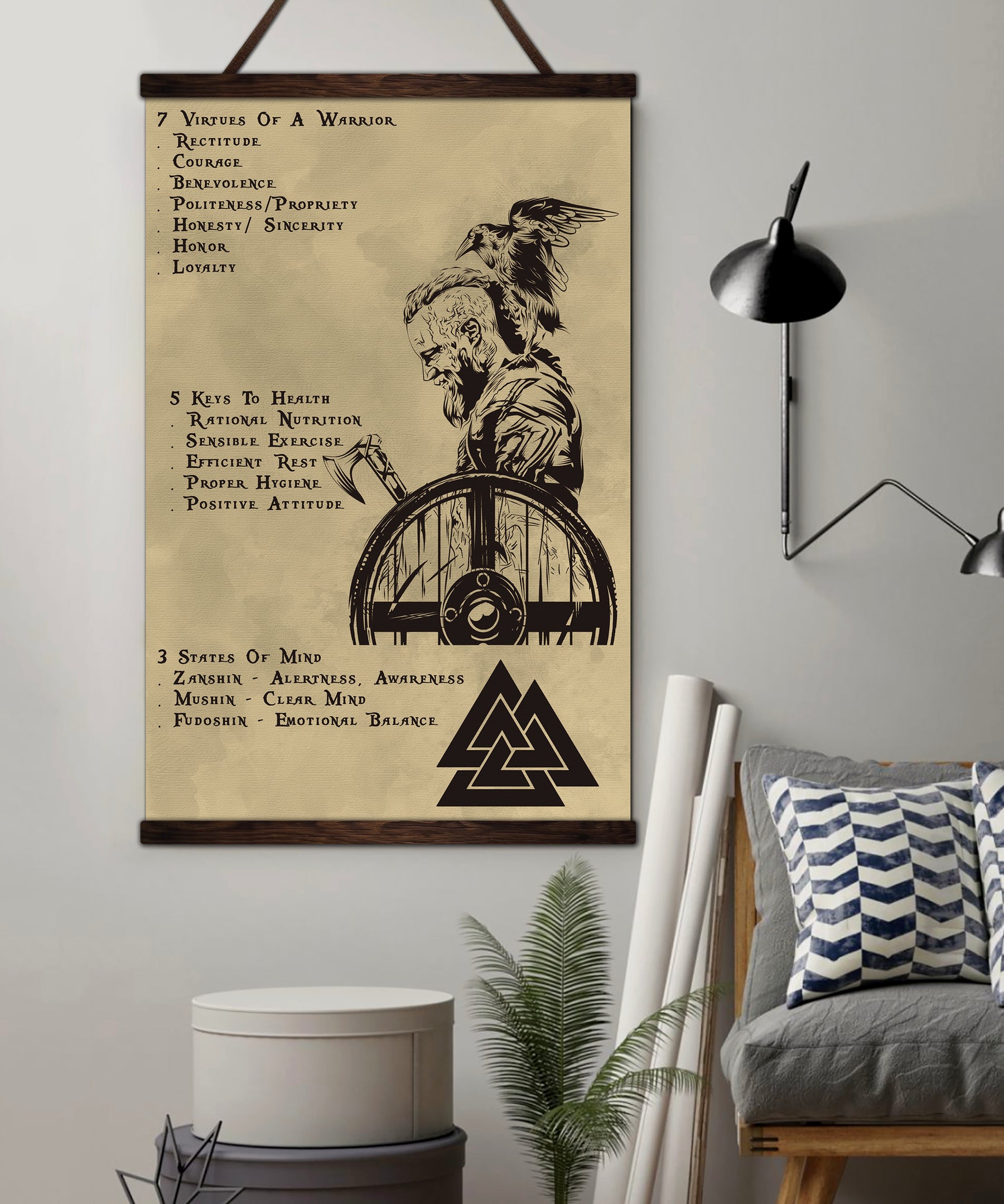 VK044 - 7 5 3 CODE - Viking Poster