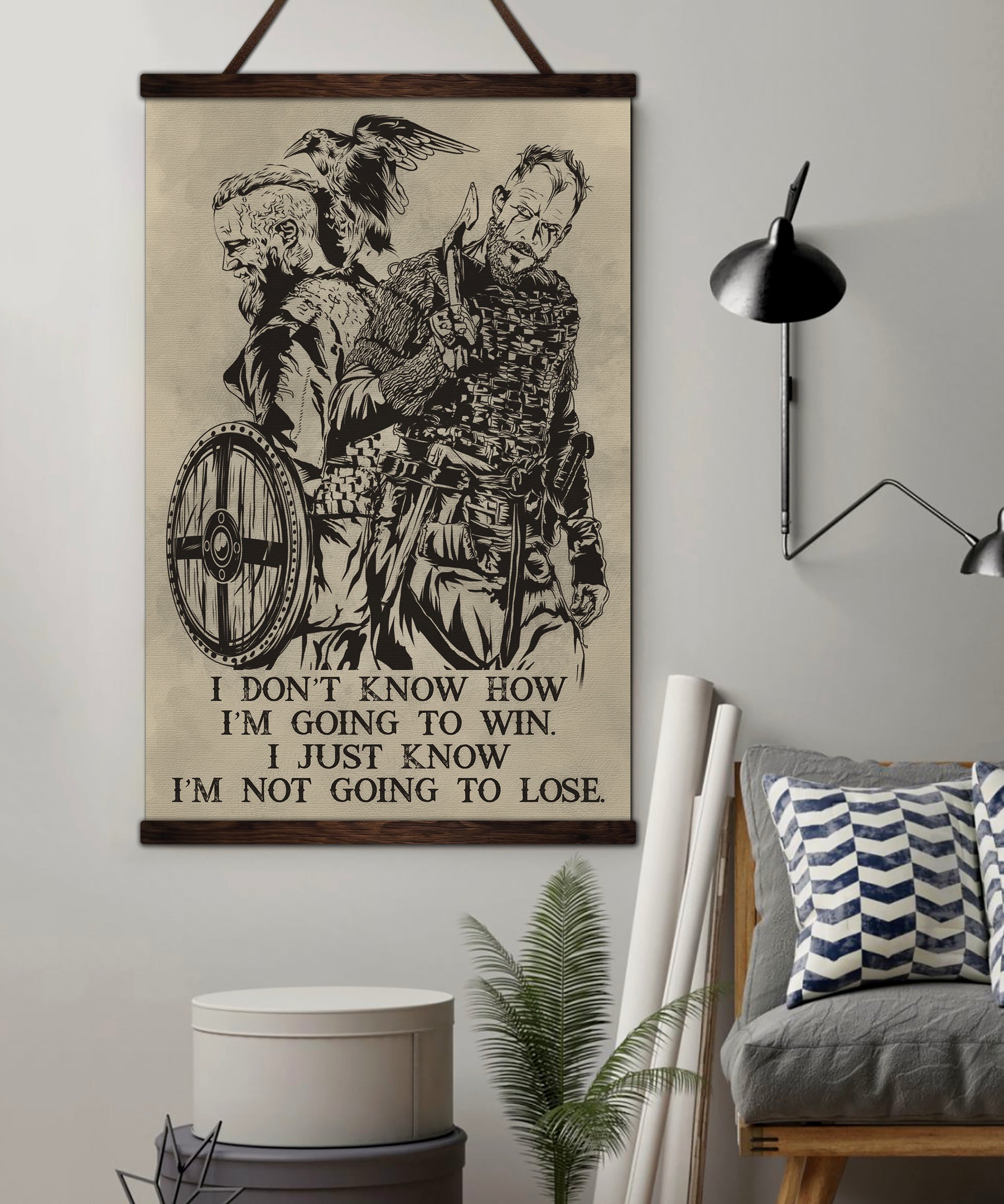 VK053 - I'm Not Going To Lose - Viking Poster