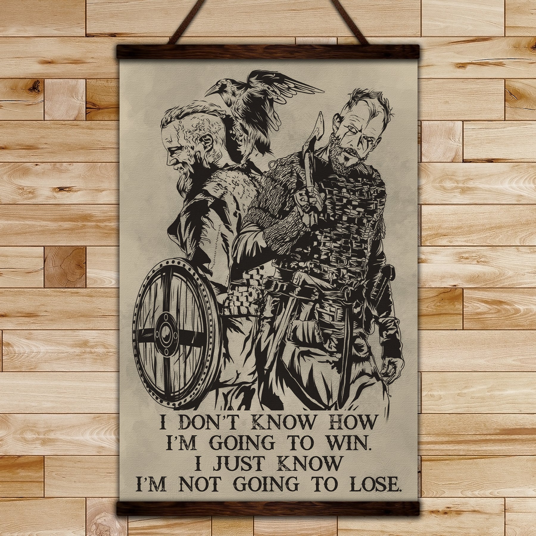VK053 - I'm Not Going To Lose - Viking Poster