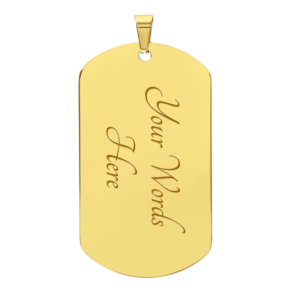 Karate - Work Hard In Silence Let Success Make All The Noise - Kyokushin Karate - Karate Dog Tag - Military Ball Chain - Luxury Dog Tag