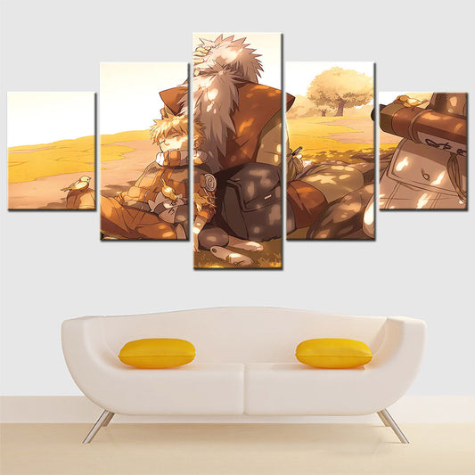 Naruto Canvas Wall Art - NA5121 - Uzumaki Naruto and Jiraiya