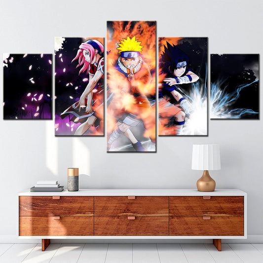 Naruto Canvas Wall Art - NA5126 - Uzumaki Naruto - Uchiha Sasuke - Sakura Haruno