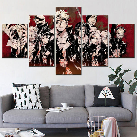 Naruto Canvas Wall Art - NA5130 - Uzumaki Naruto - Uchiha Sasuke - Itachi - Kakashi - Minato