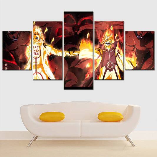 Naruto Canvas Wall Art - NA5139 - Uzumaki Naruto - Uchiha Sasuke