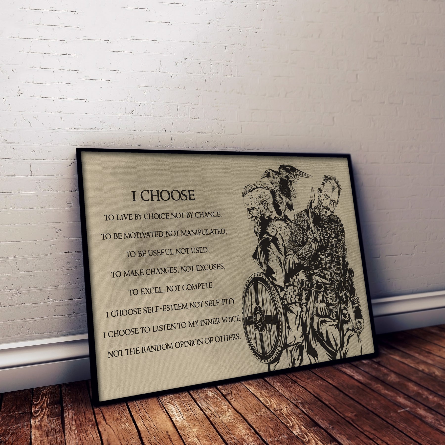 VK026 - I Choose - Viking Poster