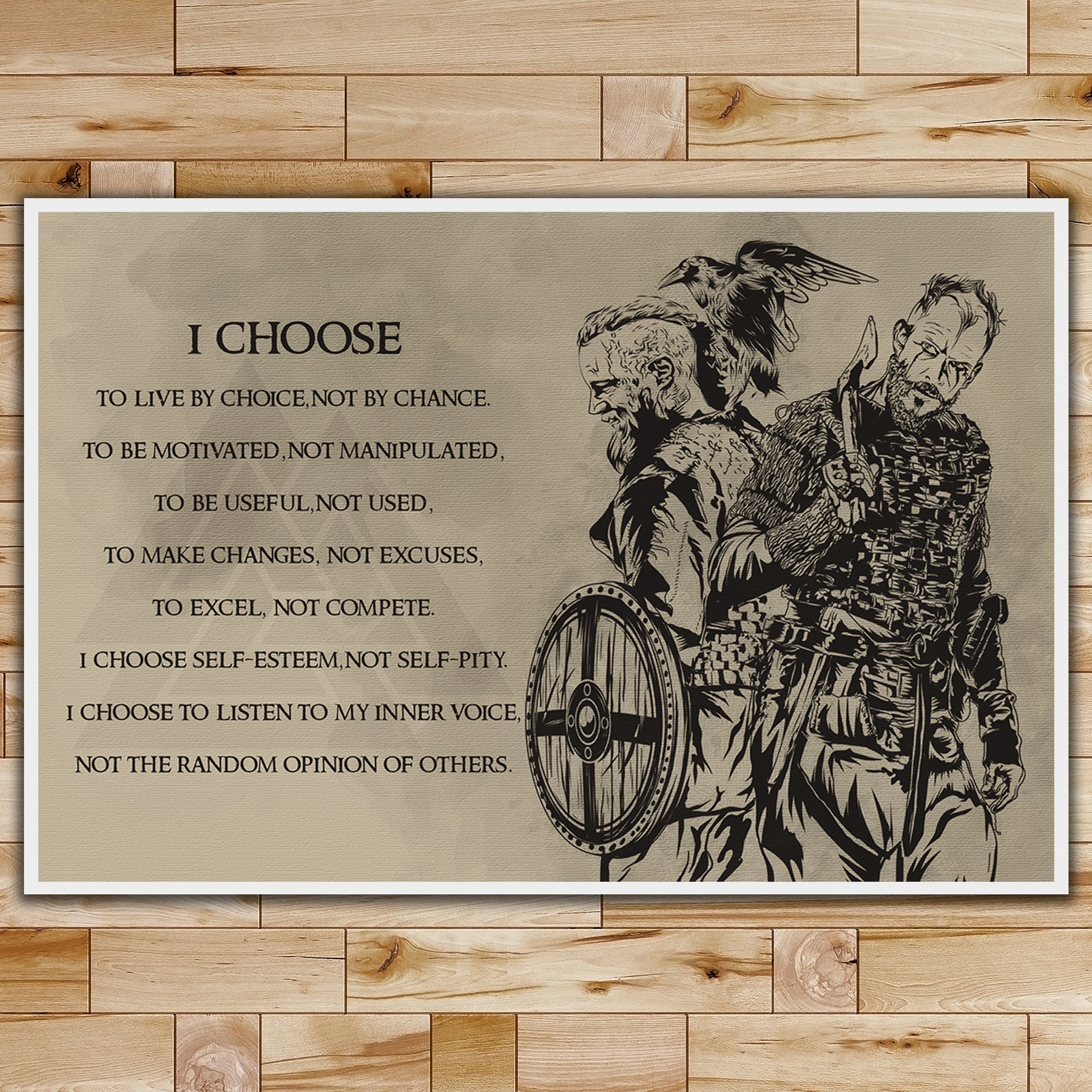 VK026 - I Choose - Viking Poster