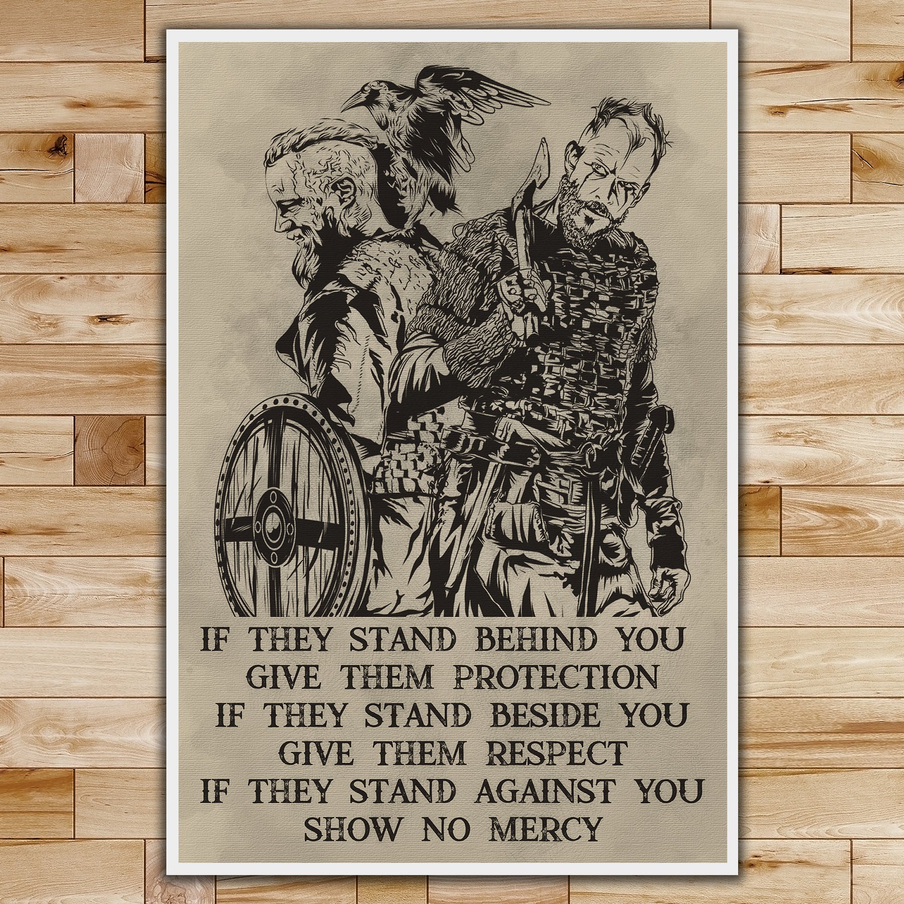 VK045 - If - Show No Mercy - Viking Poster