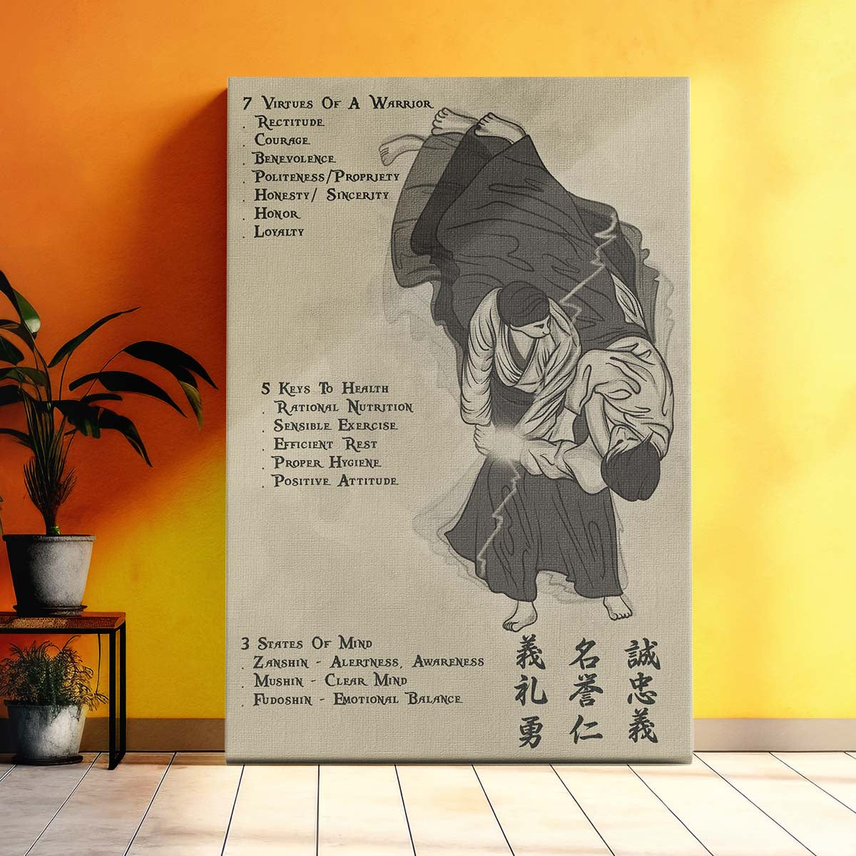 Aikido Wall Art - Aikido Poster - Aikido Canvas - 753 CODE - AI006 - Vertical Poster - Vertical Canvas