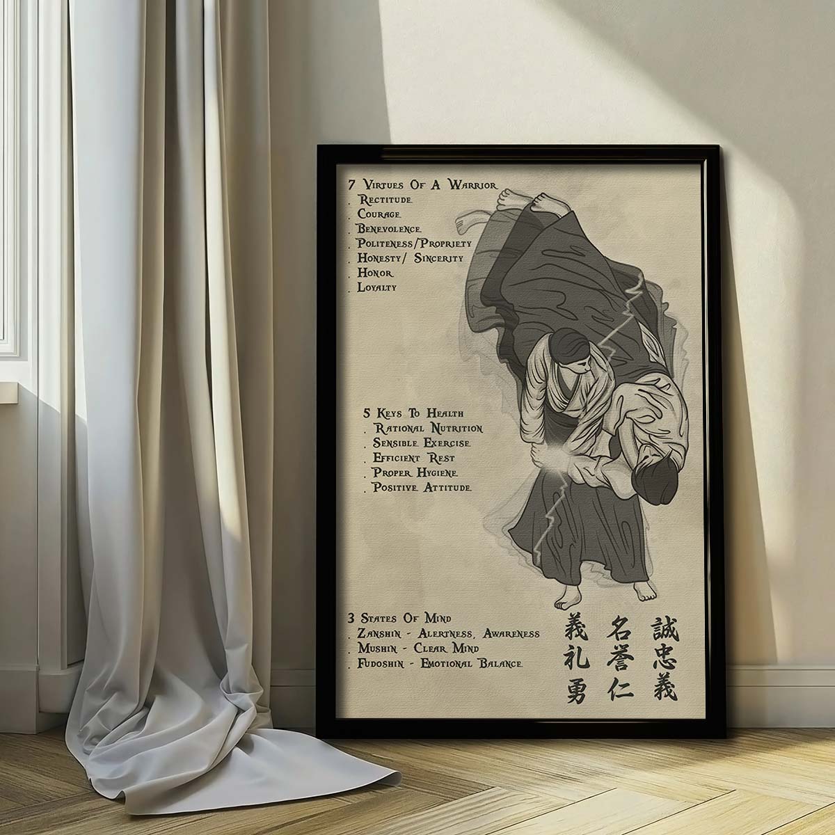 Aikido Wall Art - Aikido Poster - Aikido Canvas - 753 CODE - AI006 - Vertical Poster - Vertical Canvas