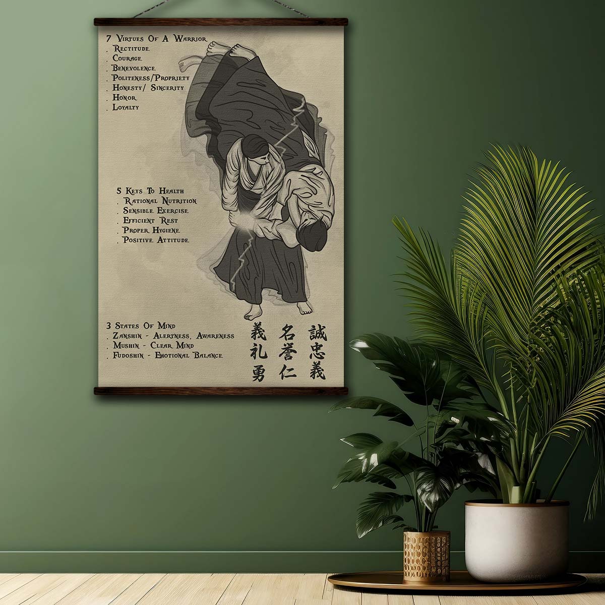 Aikido Wall Art - Aikido Poster - Aikido Canvas - 753 CODE - AI006 - Vertical Poster - Vertical Canvas