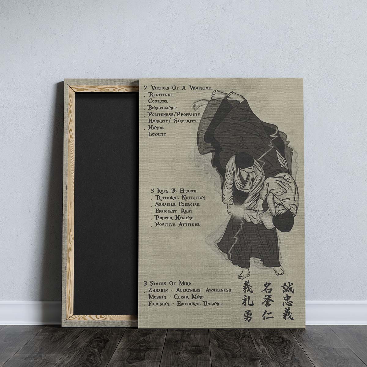 Aikido Wall Art - Aikido Poster - Aikido Canvas - 753 CODE - AI006 - Vertical Poster - Vertical Canvas