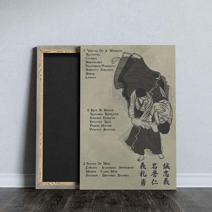 Aikido Wall Art - Aikido Poster - Aikido Canvas - 753 CODE - AI006 - Vertical Poster - Vertical Canvas