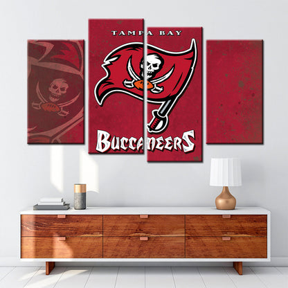 American Football Wall Art - AF5162 - Tampa Bay Buccaneers - American Football Poster - American Football Canvas