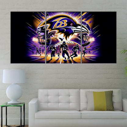 American Football Wall Art - AF5166 - Baltimore Ravens - NFL Football Team - American Football Poster - American Football Canvas
