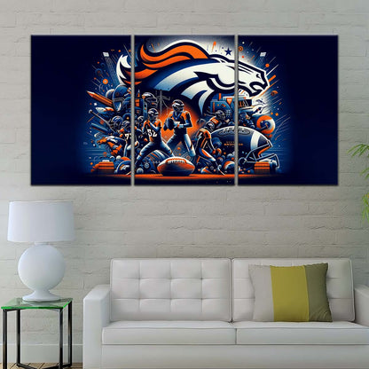 American Football Wall Art - AF5177 - Denver Broncos - NFL Super Bowl - American Football Poster - American Football Canvas