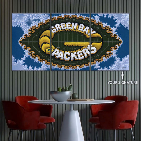 American Football Wall Art - AF5192 - Green Bay Packers - NFL Football Team - American Football Poster - American Football Canvas
