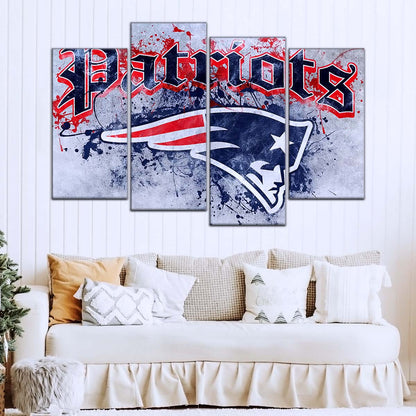 American Football Wall Art - AF5199 - New England Patriots - A Legacy in Sports - NFL Football Team - American Football Poster - American Football Canvas