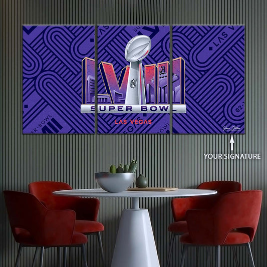 American Football Wall Art - AF5223 - Super Bowl LVII - NFL Football Championship - American Football Poster - American Football Canvas
