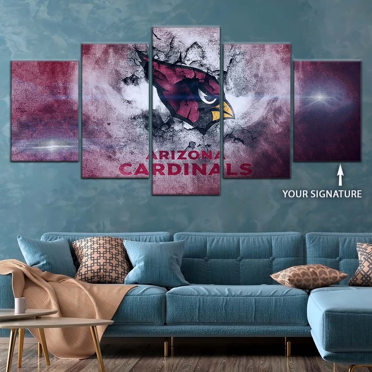 American Football Wall Art - AF5229 - Arizona Cardinals - NFL Football Team - American Football Poster - American Football Canvas
