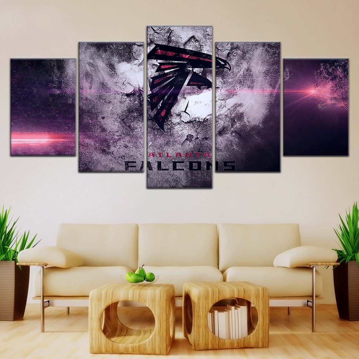 American Football Wall Art - AF5230 - Atlanta Falcons - NFL Football Team - American Football Poster - American Football Canvas