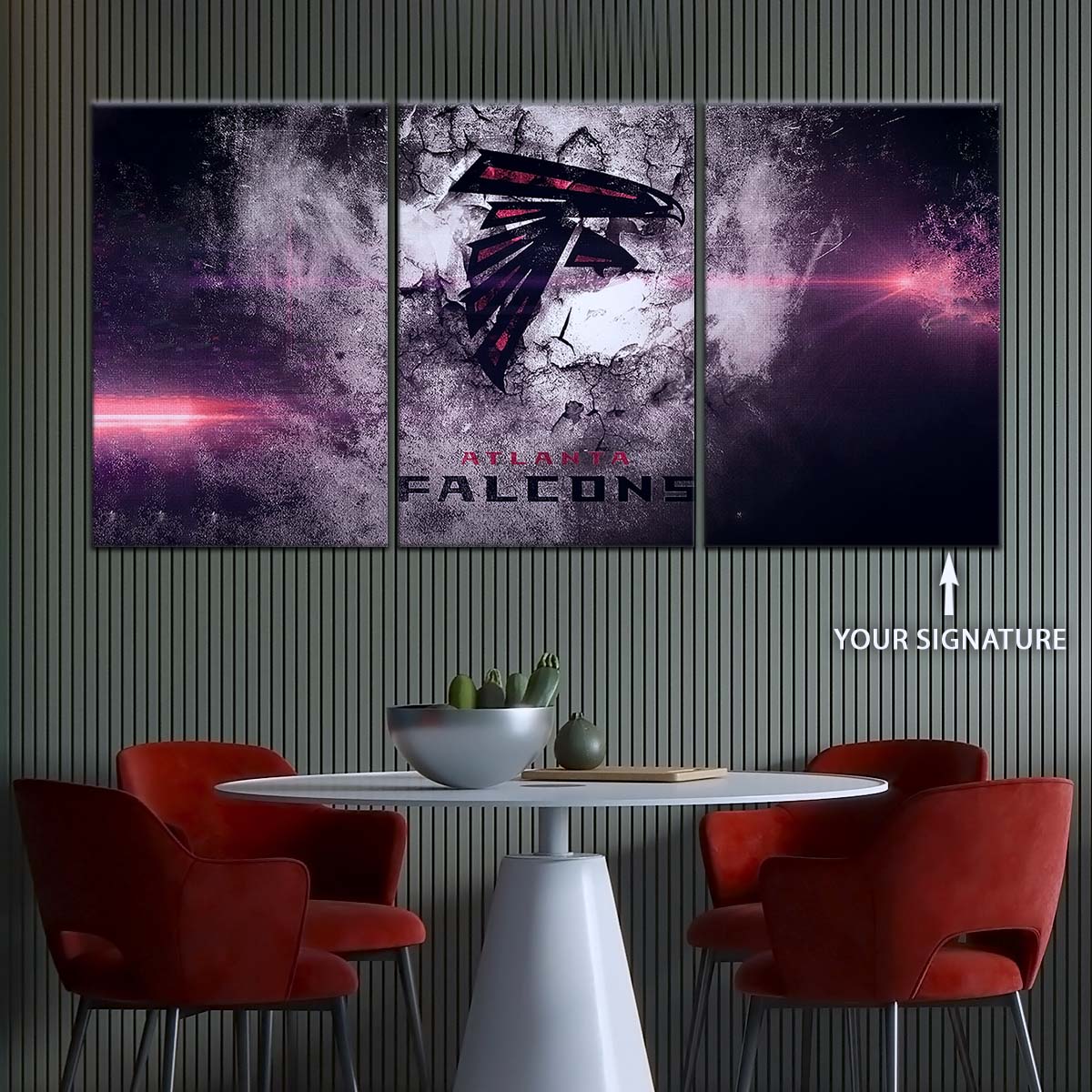 American Football Wall Art - AF5230 - Atlanta Falcons - NFL Football Team - American Football Poster - American Football Canvas