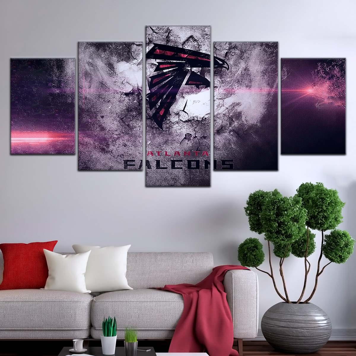 American Football Wall Art - AF5230 - Atlanta Falcons - NFL Football Team - American Football Poster - American Football Canvas