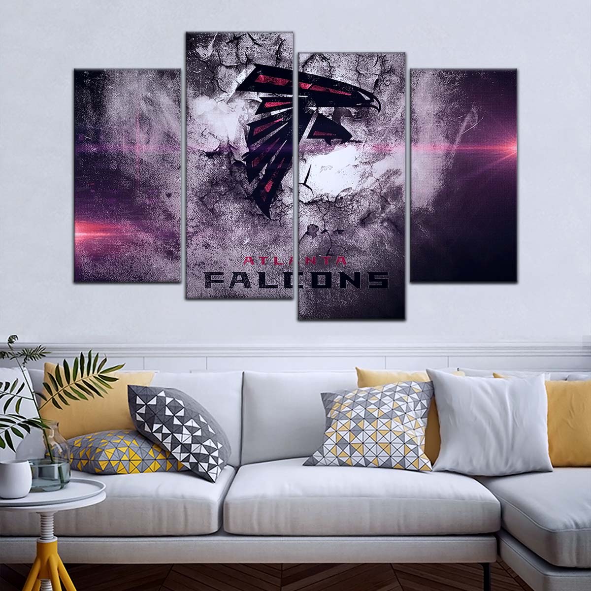 American Football Wall Art - AF5230 - Atlanta Falcons - NFL Football Team - American Football Poster - American Football Canvas