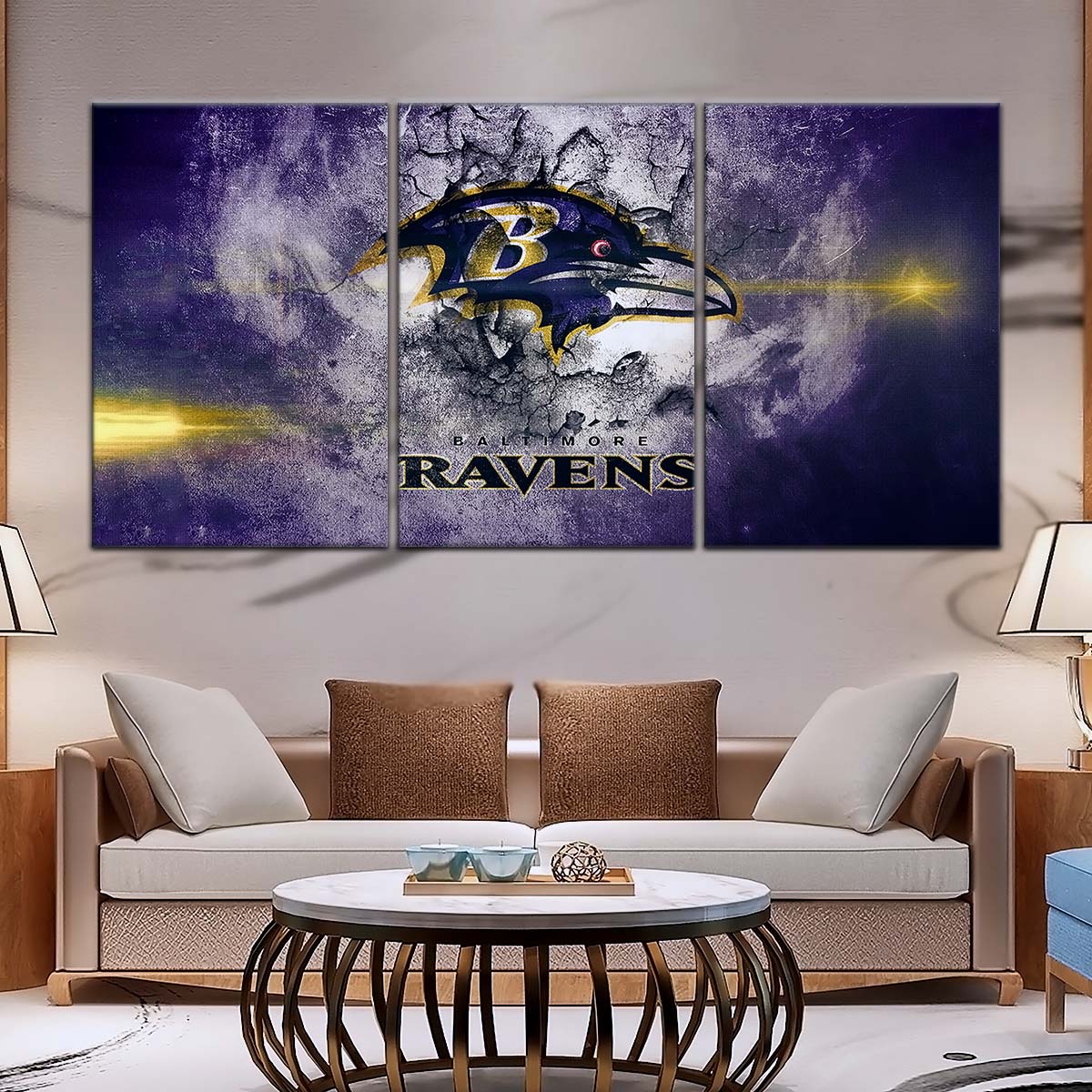 American Football Wall Art - AF5231 - Baltimore Ravens - NFL Football Team - American Football Poster - American Football Canvas