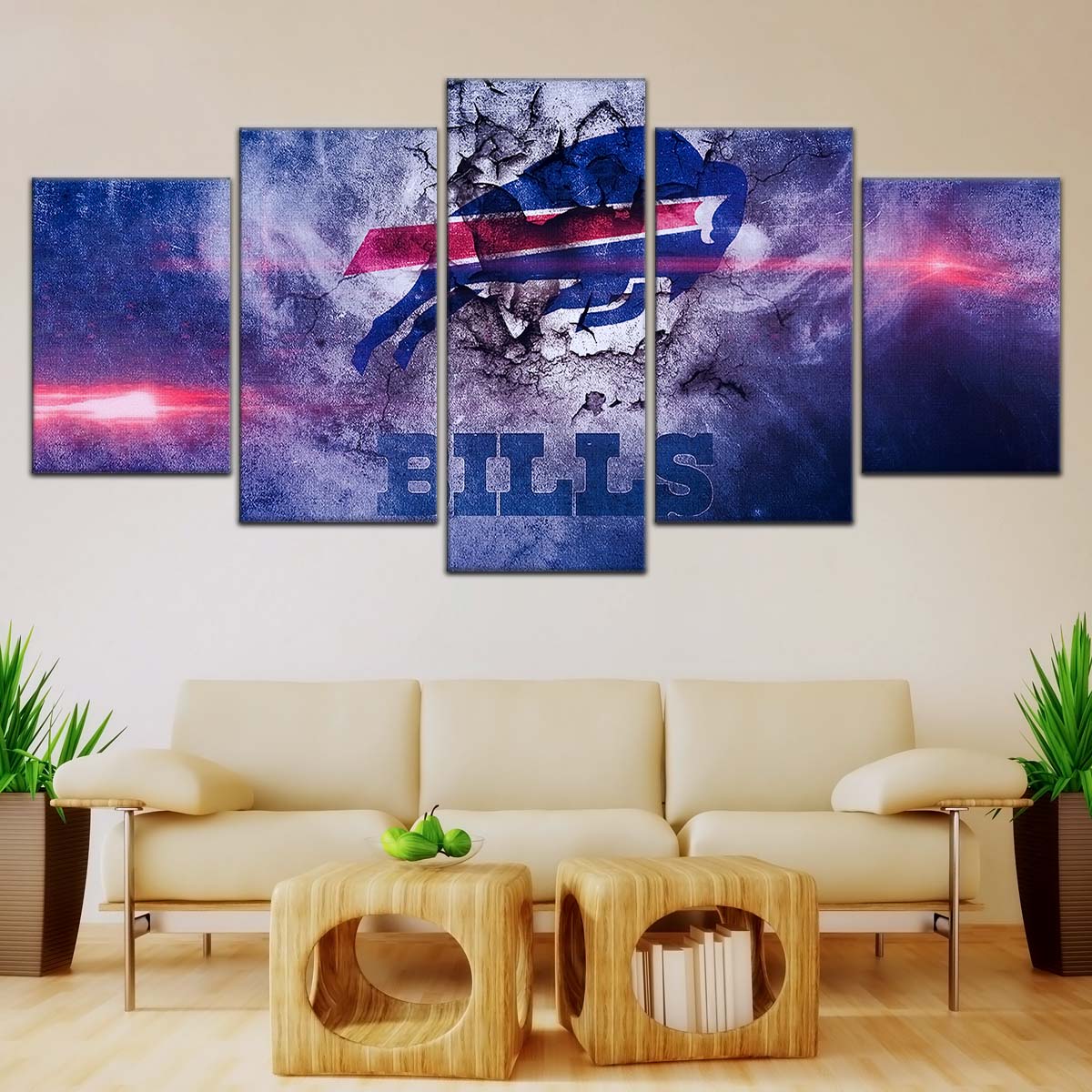 American Football Wall Art - AF5232 - Buffalo Bills - NFL Football Team - American Football Poster - American Football Canvas