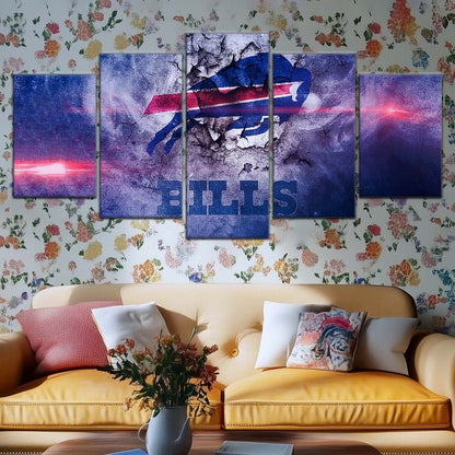 American Football Wall Art - AF5232 - Buffalo Bills - NFL Football Team - American Football Poster - American Football Canvas