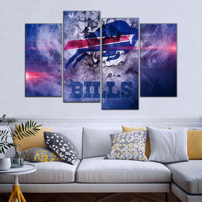 American Football Wall Art - AF5232 - Buffalo Bills - NFL Football Team - American Football Poster - American Football Canvas