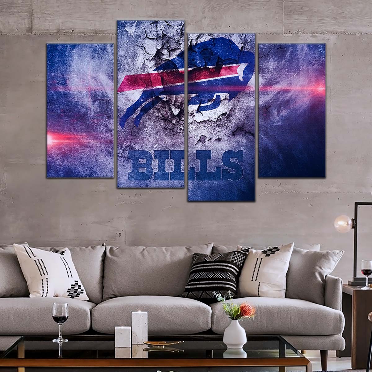 American Football Wall Art - AF5232 - Buffalo Bills - NFL Football Team - American Football Poster - American Football Canvas