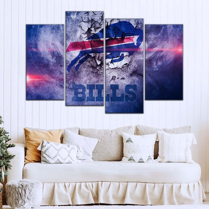 American Football Wall Art - AF5232 - Buffalo Bills - NFL Football Team - American Football Poster - American Football Canvas
