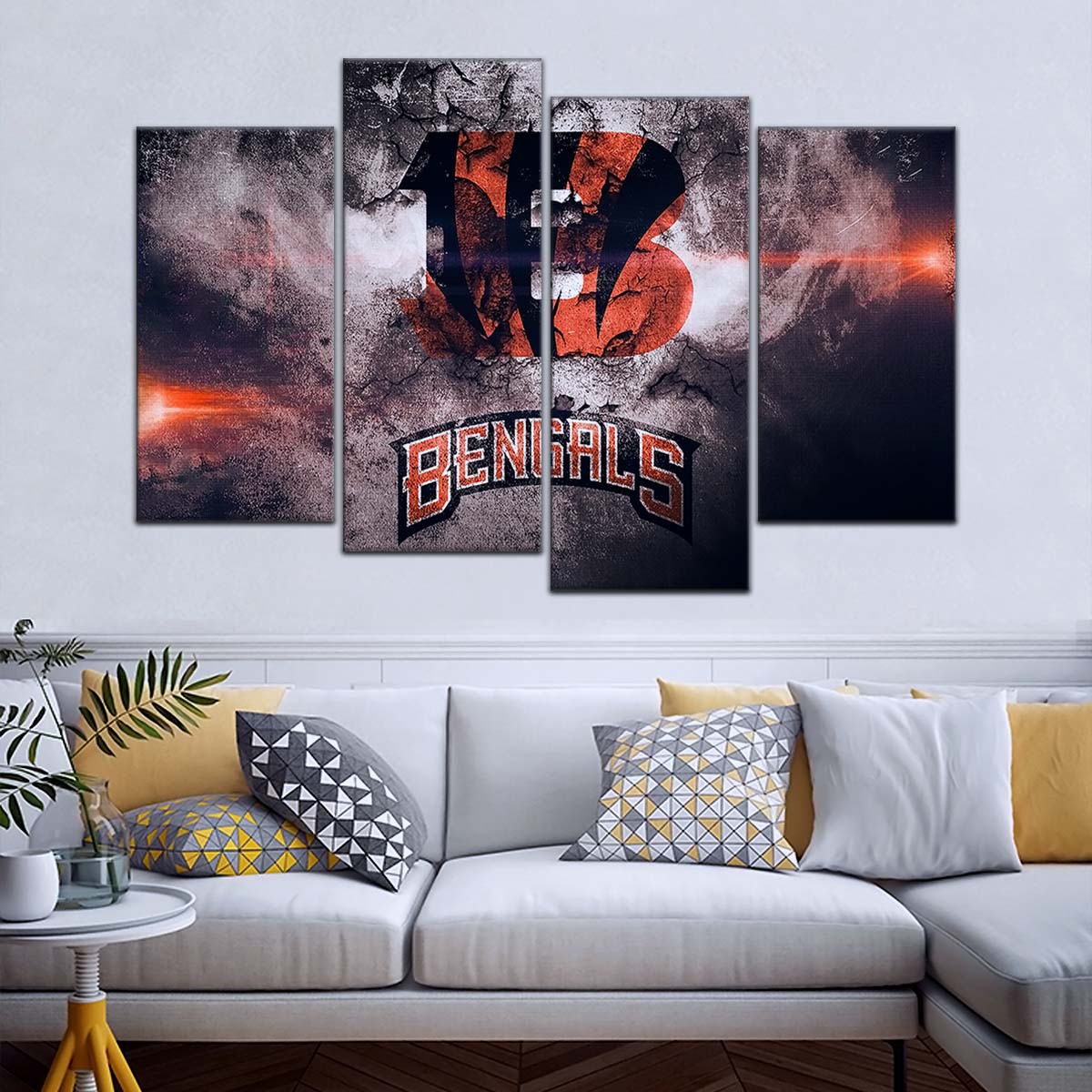 American Football Wall Art - AF5235 - Cincinnati Bengals - NFL Football Team - American Football Poster - American Football Canvas