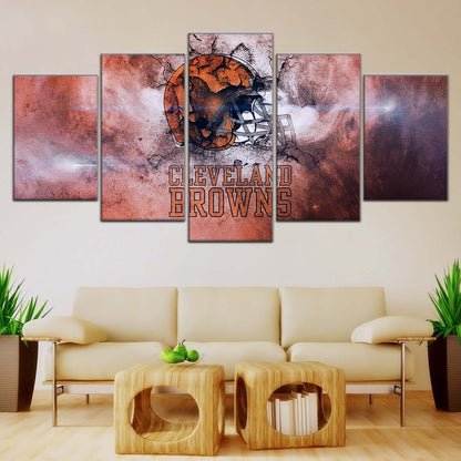 American Football Wall Art - AF5236 - Cleveland Browns - NFL Football Team - American Football Poster - American Football Canvas