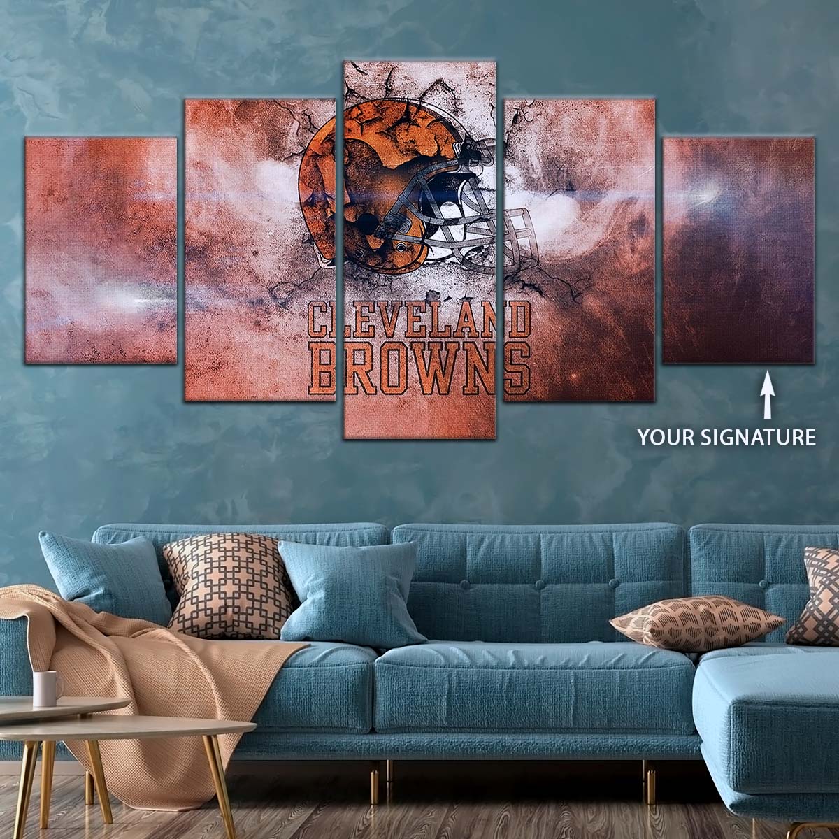 American Football Wall Art - AF5236 - Cleveland Browns - NFL Football Team - American Football Poster - American Football Canvas