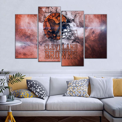 American Football Wall Art - AF5236 - Cleveland Browns - NFL Football Team - American Football Poster - American Football Canvas