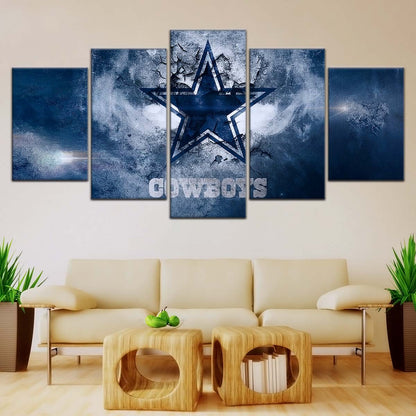 American Football Wall Art - AF5237 - Dallas Cowboys - NFL Football Team - American Football Poster - American Football Canvas