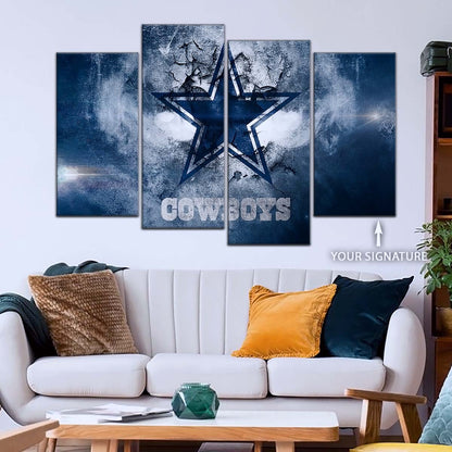 American Football Wall Art - AF5237 - Dallas Cowboys - NFL Football Team - American Football Poster - American Football Canvas