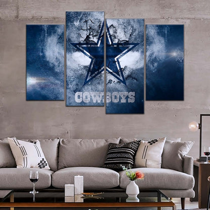 American Football Wall Art - AF5237 - Dallas Cowboys - NFL Football Team - American Football Poster - American Football Canvas