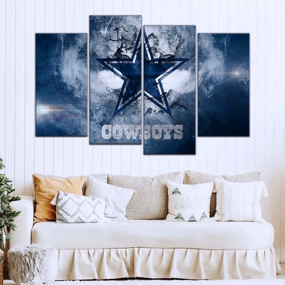 American Football Wall Art - AF5237 - Dallas Cowboys - NFL Football Team - American Football Poster - American Football Canvas